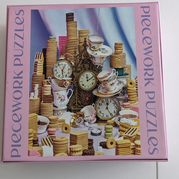 Piecework Tea Time 500 Piece Puzzle - Picture 2 of 4